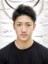 ヘアーアンドグルーミング ヨシザワインク(HAIR&GROOMING YOSHIZAWA Inc.)&nbsp;メンズショートアップバング理容室顔剃り眉毛カット清潔感