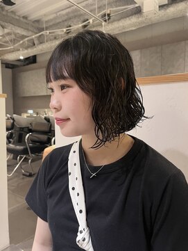 カフ(CAF) CAF FUKO ボブパーマ/ウェーブ/くるくる/大阪心斎橋美容室