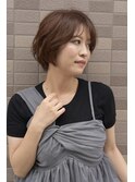 【buZonブゾン】マッシュショート×ナチュラルブラウン