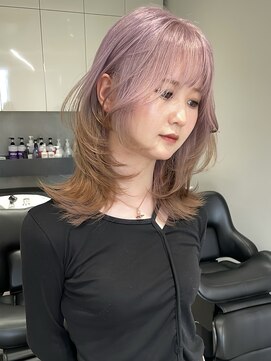 ソル 栄矢場町(SOL) ルーツカラー/ピンクラベンダー/ハッシュカット/ウルフカット