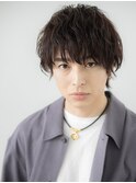 ツイストパーマ無造作アースカラーマッシュd新所沢