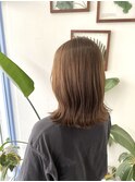 ブリーチ無し!アッシュブラウン