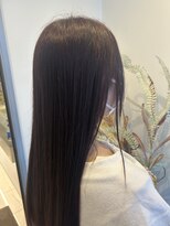 アンジュール&nbsp;ロングピンクブラウンカラー