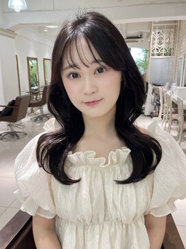 フォルテ 表参道店(FORTE) 【フォルテ千鶴】前髪カット/ミディアムヘア/デザインカラー