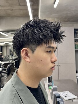 ニコ トウキョウ ロジック(nico TOKYO Logic) 刈り上げアップバングスパイキーショートパーマスパイラルパーマ