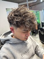 刈部倶楽舞&nbsp;メッシュスペインカール