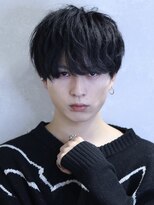 コンフィデンス 新宿3rd(confidence)&nbsp;ナチュラルセットマッシュ黒髪パーマツーブロック刈り上げスーツ