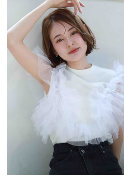 ヘアーゼロ 南新町(HAIR ZERO) ハイトーンボブ