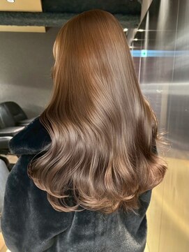 ペレ 原宿(PELE) ダブルカラー/ケアブリーチ/羽エクステ/原宿