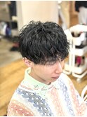 スパイラルパーマ