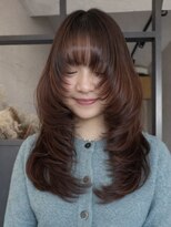 エトワ 中央店(etoi)&nbsp;大分韓国ヘアハッシュカットレイヤーミディアムレイヤーおもめ