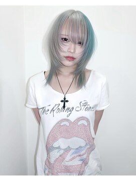 ヌル 表参道本店(Null) セクションカラー/ルーツカラー/ブリーチデザインカラー/ウルフ