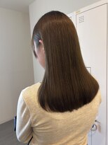 カノエ 山口矢原店(canoe)&nbsp;艶髪/ブラウン/髪質改善縮毛矯正/髪質改善/韓国風/韓国ヘア