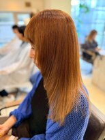 ヘアリゾート粋 ティガ 池袋店(tiga)&nbsp;透明感ベージュ/レイヤーカット/ナチュラルストレート
