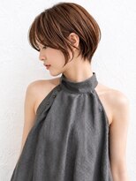ミロア 薬院(miroa) 髪質改善 ベージュ 顔周りレイヤー ショートボブ レイヤー