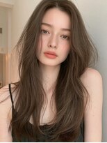 ケイバイミシェリー(kei by misherry)&nbsp;全席完全個室サロンロングウルフカットミントグレージュヘーゼル