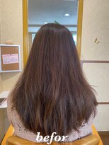 ヘアー リーフ(Hair Leaf)&nbsp;印象が変わる髪質改善縮毛矯正ビフォーアフター