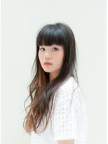 メイクス 表参道(MAKE'S omotesando)&nbsp;ぱっつんバングポイントカラーロング