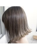 切りっぱなし×バレイヤージュ