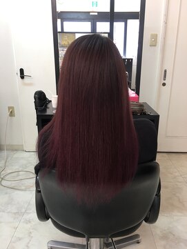 ヘアメイク ベティ(hair make Betty) バイヤージュ風パープルアッシュ