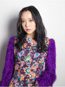 コバコ(Cobaco) センターパート×黒髪