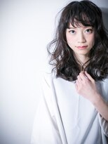 モッズヘア 越谷(mod's hair) 大人可愛い黒髪地毛風カラーなみなみウェーブv越谷10代20代30代