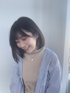 エクリ(equri×SHISEIDO) ナチュラルボブ×冬カラー