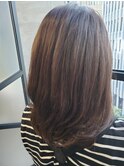 20代30代/大人かわいい/バングカラー/髪質改善