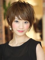 ビューエヒメ(VIEW EHIME)&nbsp;前髪大人かわいい美髪ホワイトグレージュネビージュショートボブ