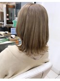 ハイトーンカラー 大人気ミルクティーベージュ