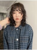 ロブくせ毛風パーマロングパーマ☆友常