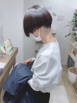 モリオフロムロンドン 松戸店(Morio from London) 【松戸 岩口】黒髪ストレート耳かけハンサムショート