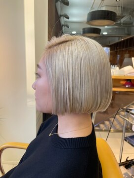 キサ ファータ 恵比寿(kisa fata) [オージュア/恵比寿]ハイトーンカラー/ミルクティーアッシュ