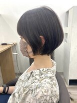 美容室 リズヘアー 稲毛店(Riz hair) イメチェン！前下がりショートボブ丸みショート[稲毛/稲毛駅]