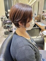 シェル 国分寺(shell)&nbsp;グレージュカラー/ボブウルフ/黒髪/ココアベージュ