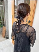 お呼ばれアレンジ