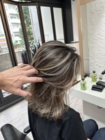 ブレンド 渋谷(BLend)&nbsp;ハイライトブルージュマチルダボブインナーグレージュ