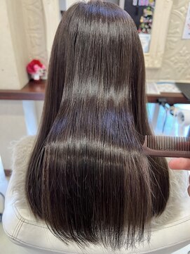 浪漫館 アールズコート(R's Court) 髪質改善×つやさらストレート@伊達　11/4