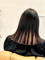 バロンビューティー(BARON Beauty)&nbsp;ピンクインナー/ダブルカラー/ブリーチ/薄ピンク/個室美容室