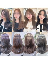 シーシンジュク 新宿南口(Sea shinjuku)&nbsp;◯ブリーチ無しグレージュ顔まわりレイヤーカット髪質改善/新宿