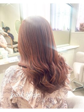 カラークチュール(Color Couture) 切りっぱなしボブ/ピンクブラウン/エアリーロング/美髪のススメ