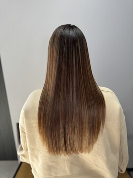 ヘアーリゾート ルアーナ(hair resort LUANA) ハイライト入り髪質改善縮毛矯正