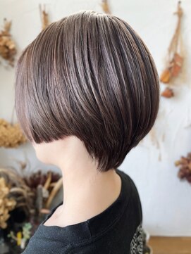 ヘアスタジオ ブリエ(HAIR STUDIO BRILLER) 2024 ナチュラルショート　× アプリエ ベージュ カラー髪質改善