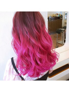 ログ(L.O.G) 【1ケアブリーチ】カット+1ケアブリーチ+カラー+トリートメント