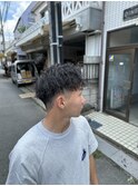 #ダークアッシュ#ニュアンスパーマ#韓国マッシュ#スペインカール