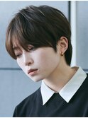 シースルーマッシュナチュラルマッシュメンズ韓国ツーブロック