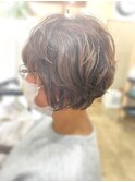 ３０代４０代５０代☆セットが簡単☆クセを活す◎丸みショート