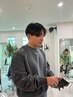 メンズカット＋眉カット　7,700円　炭酸泉シャンプー付き