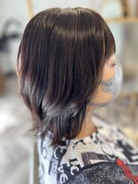 エムコレクション 丸亀店 オリーブブラウン/艶カラー/ミディアムレイヤー