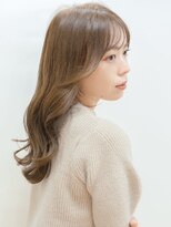 ゆる巻/韓国風/シースルーバング/顔まわりレイヤー/伏見